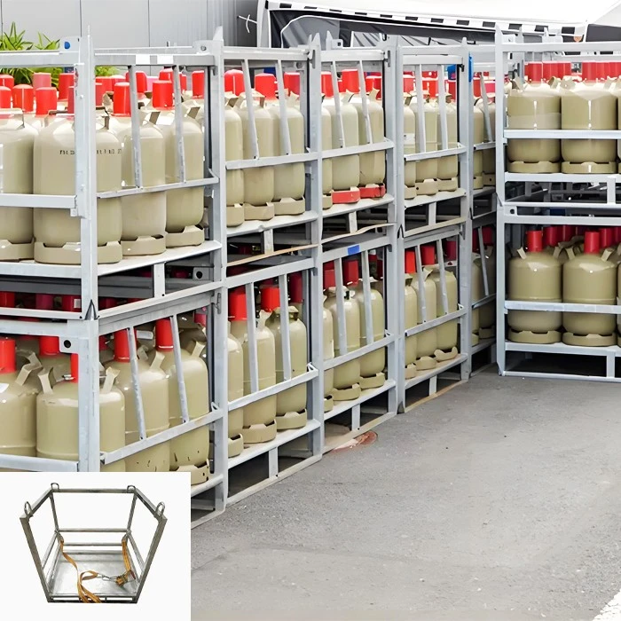 customized Gas Cylinder Forklift Storage Pallet